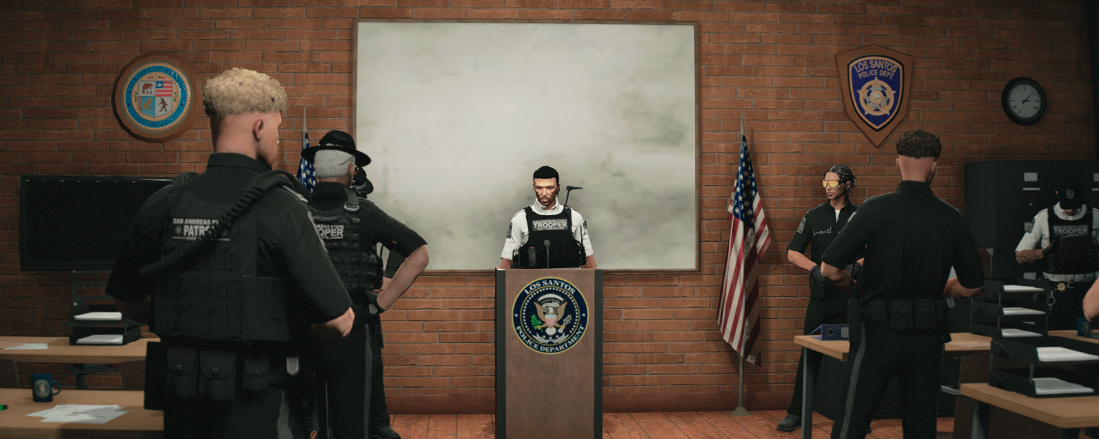 Galerie obrázek porada policie